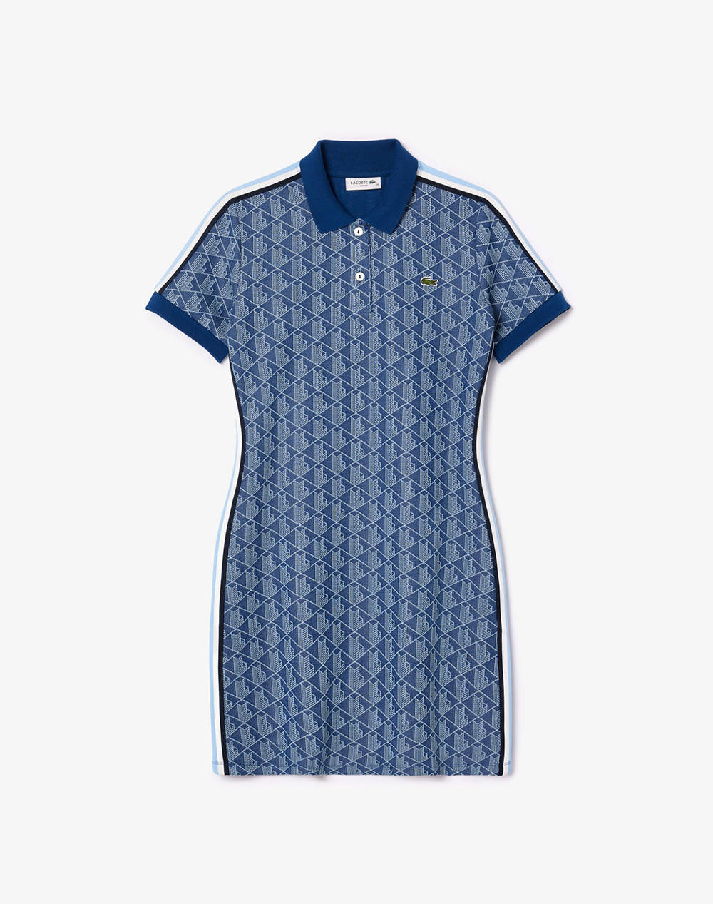 Lacoste Dress Women Clothes Dresses Blue Cotton,Synthetic 3Ef2655 6Le Female Dresses Blue