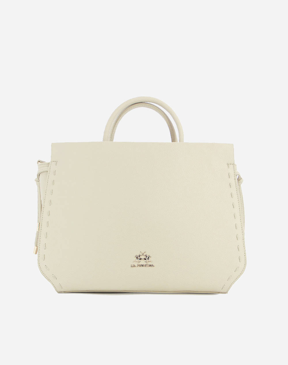 La Martina Women''S Bag Emma (Dimensions: 36 X 26 X 15Cm.) Women Accessories Bags Offwhite Imitation Leather 3Lmba01821P Whte Female Bags