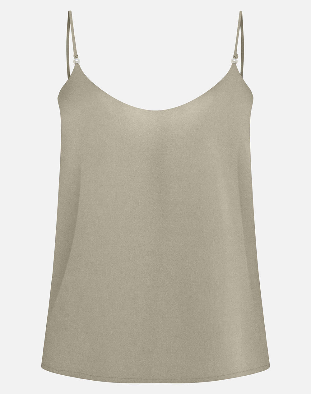 Only Onljakiri Linen Singlet Ptm Women Clothes Tops Tops/Bodies Biege Cotton,Viscose,Linen 15346489 Humus Female Tops/Bodies Biege