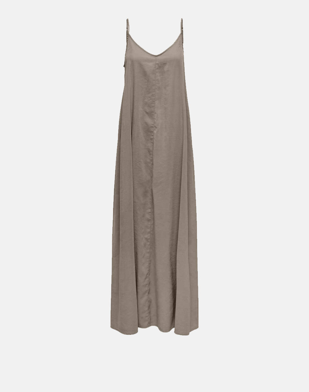 Only Onlaris Life Strap Maxi Dress Cc Wvn Women Clothes Dresses Sandybrown Viscose,Synthetic 15337951 Fungi Female Dresses Brown