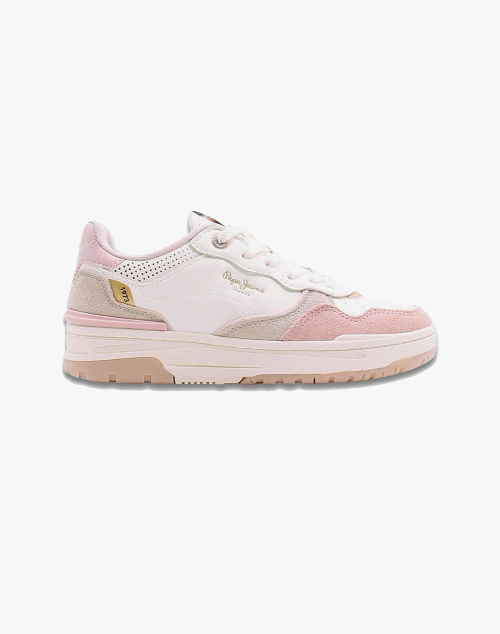 Pepe Jeans Chester Ivy W Women''S Shoes Women Footwear Sneakers Pink Imitation Leather Pls00034 319 Female Sneakers