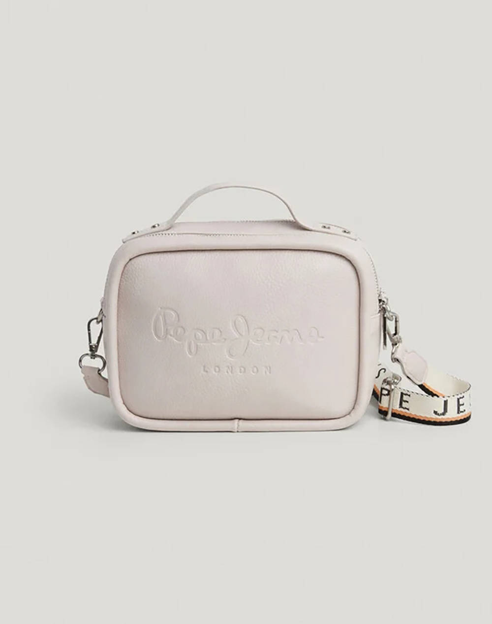 Pepe Jeans Bassy Main Women''S Bag (Dimensions: 22 X 8 X 17Cm.) Women Accessories Bags Ecru Imitation Leather Pl031637 806 Female Bags