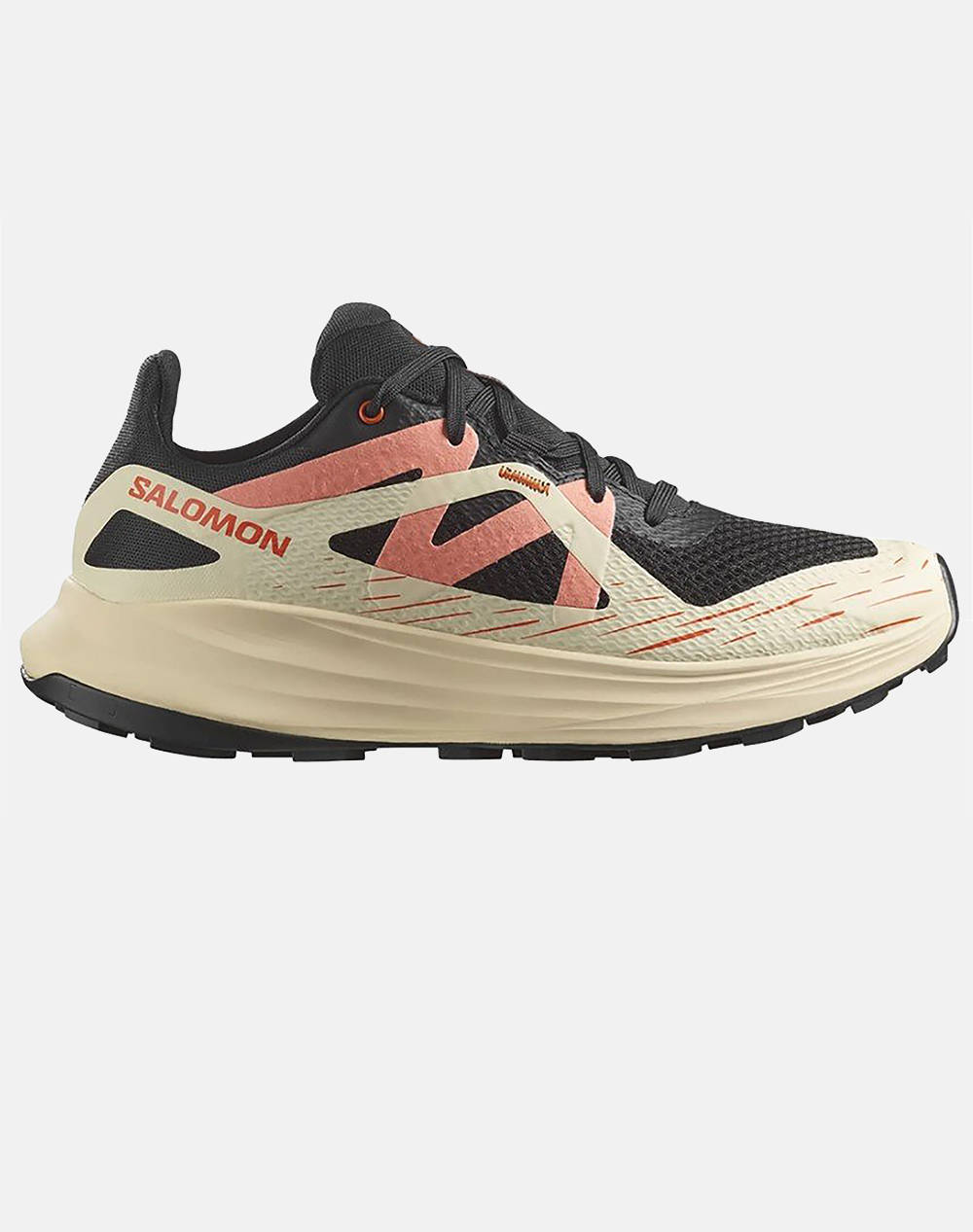 Salomon Trail Running Ultra Ultra Flow W Black / Tender Peach / Fusion Coral Women''S Shoes Women Footwear Sneakers Multi Synthetic,Fabric L4780840