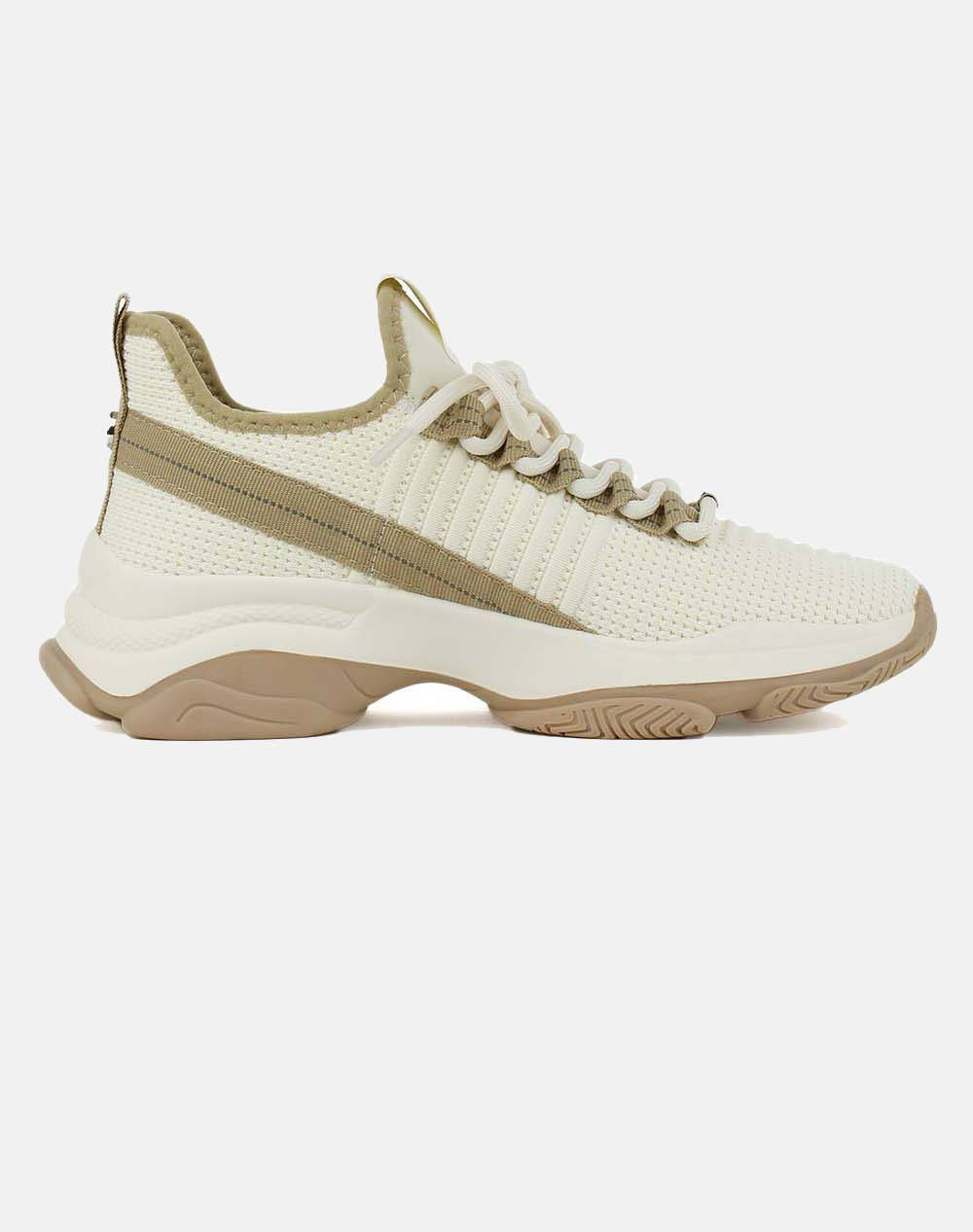 Steve Madden Fw25 0 04004 Mac E Sneaker Women''S Shoes Women Footwear Sneakers Cream Synthetic,Fabric Sm19000019 Icr Female Sneakers