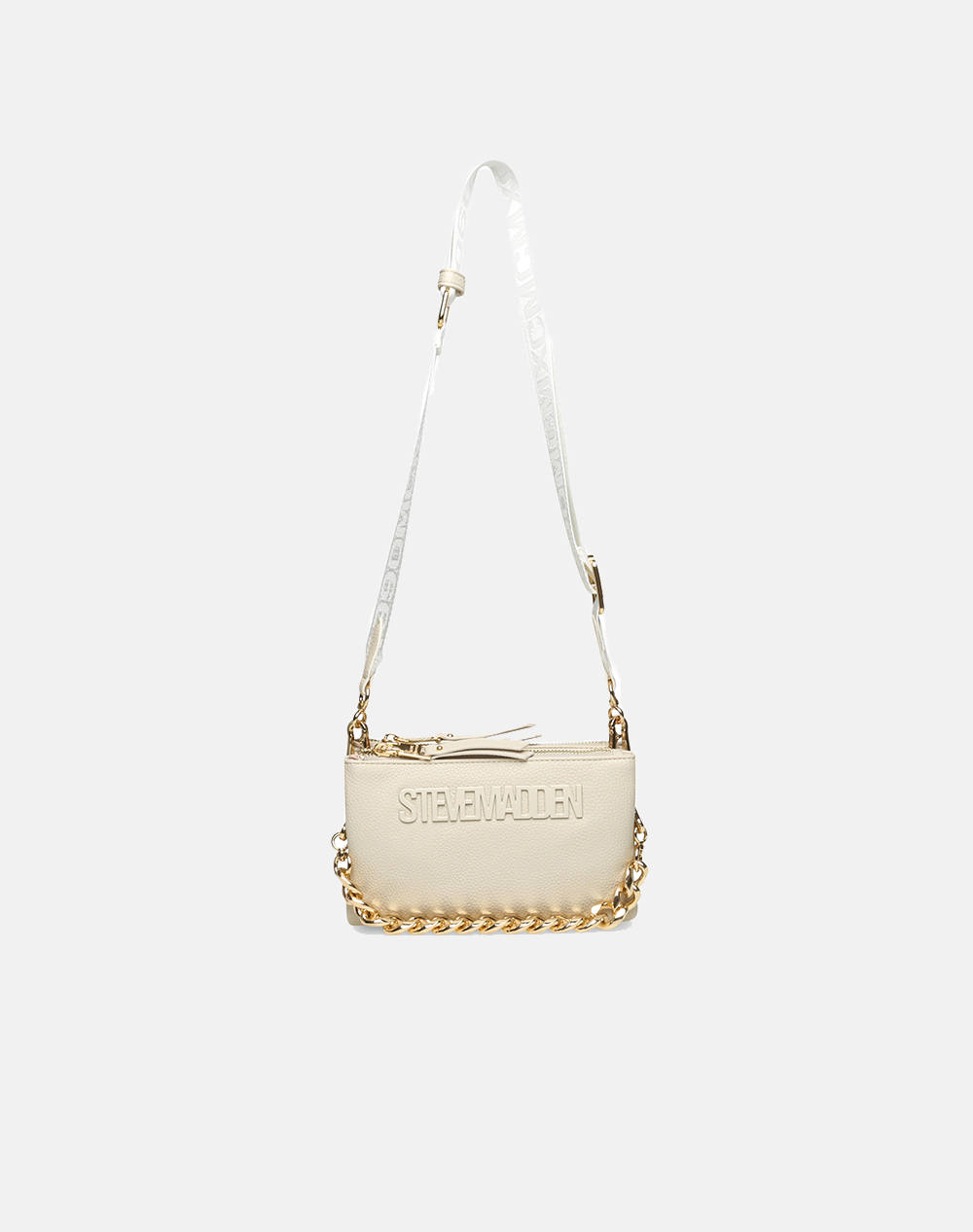 Steve Madden Bnicco 02002 Women''S Bag (Dimensions: 13 X 21 X 2Cm.) Women Accessories Bags Ivory Synthetic Sm13001162 Bne Female Bags