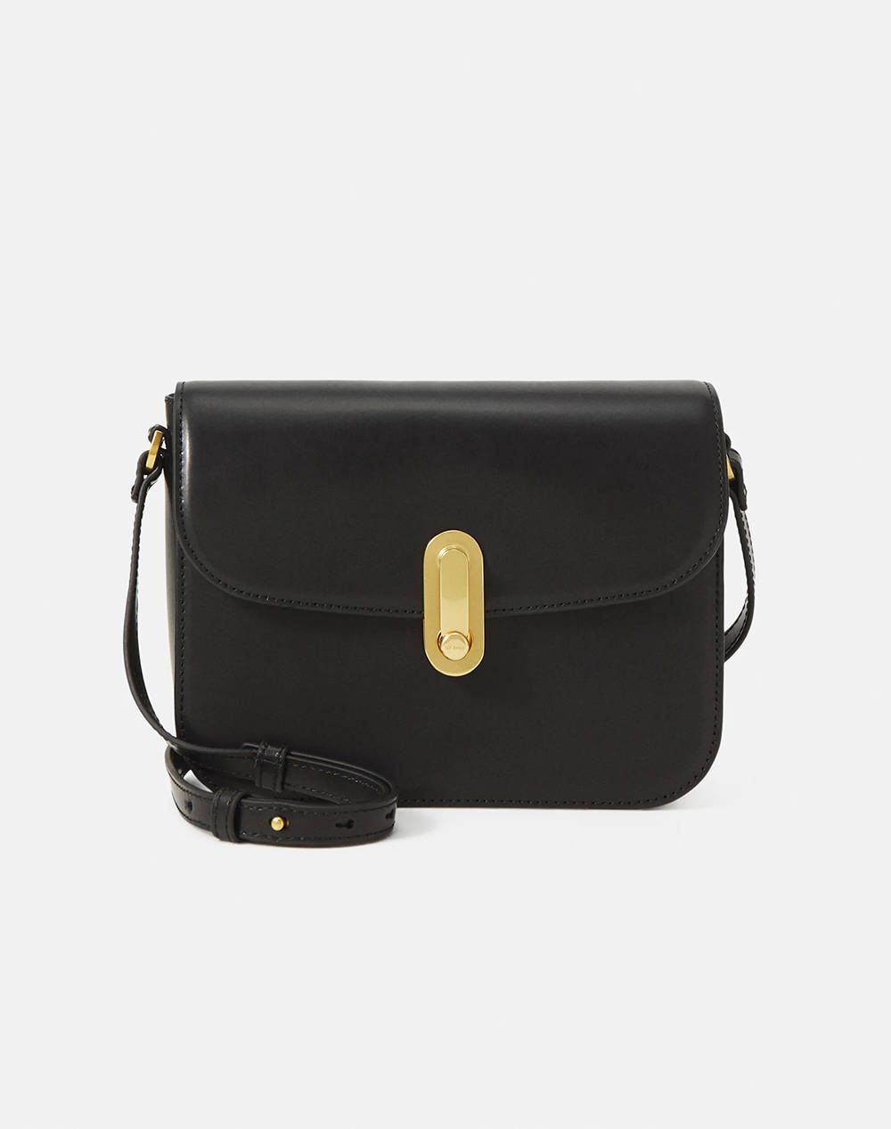 Ted Baker Kkayli Polished Leather Satchel Bag (Dimensions: 22 X 17 X 8Cm.) Women Accessories Bags Black Leather 276340 Black Female Bags Black