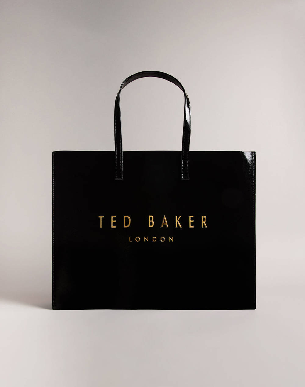 Ted Baker Crikon Crinkle Extra Large Icon Bag (Dimensions: 45 X 35 X 14Cm) Women Accessories Bags Black Imitation Leather 271039 Black Female Bags