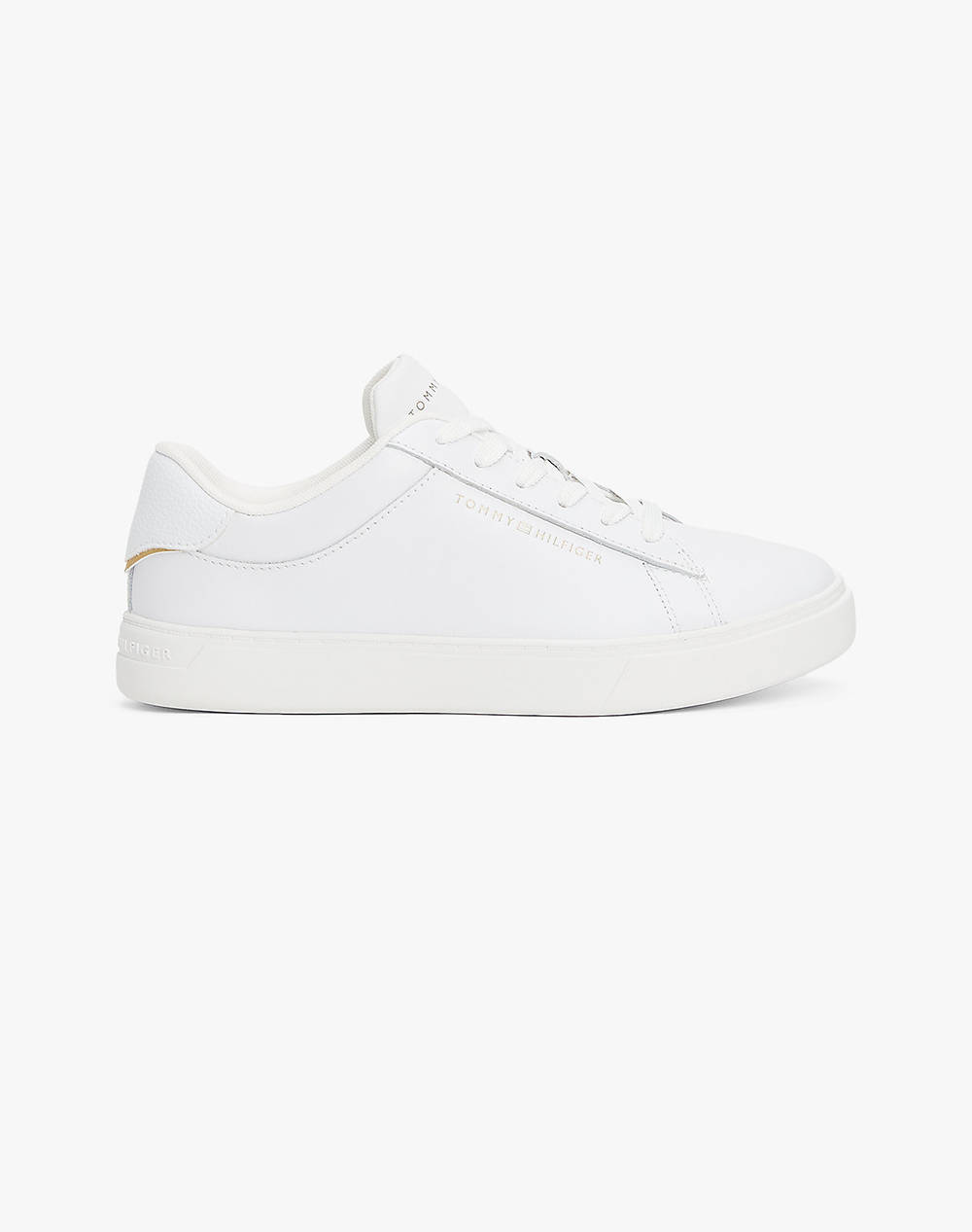 Tommy Hilfiger Essential Court Sneaker Women Footwear Sneakers White Leather Fw0Fw08320 Ybs Female Sneakers
