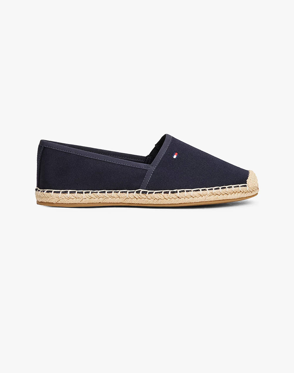 Tommy Hilfiger Flag Canvas Espadrille Women Footwear Espadrilles/Sandals Navyblue Fabric Fw0Fw08541 Dw6 Female Espadrilles/Sandals Blue
