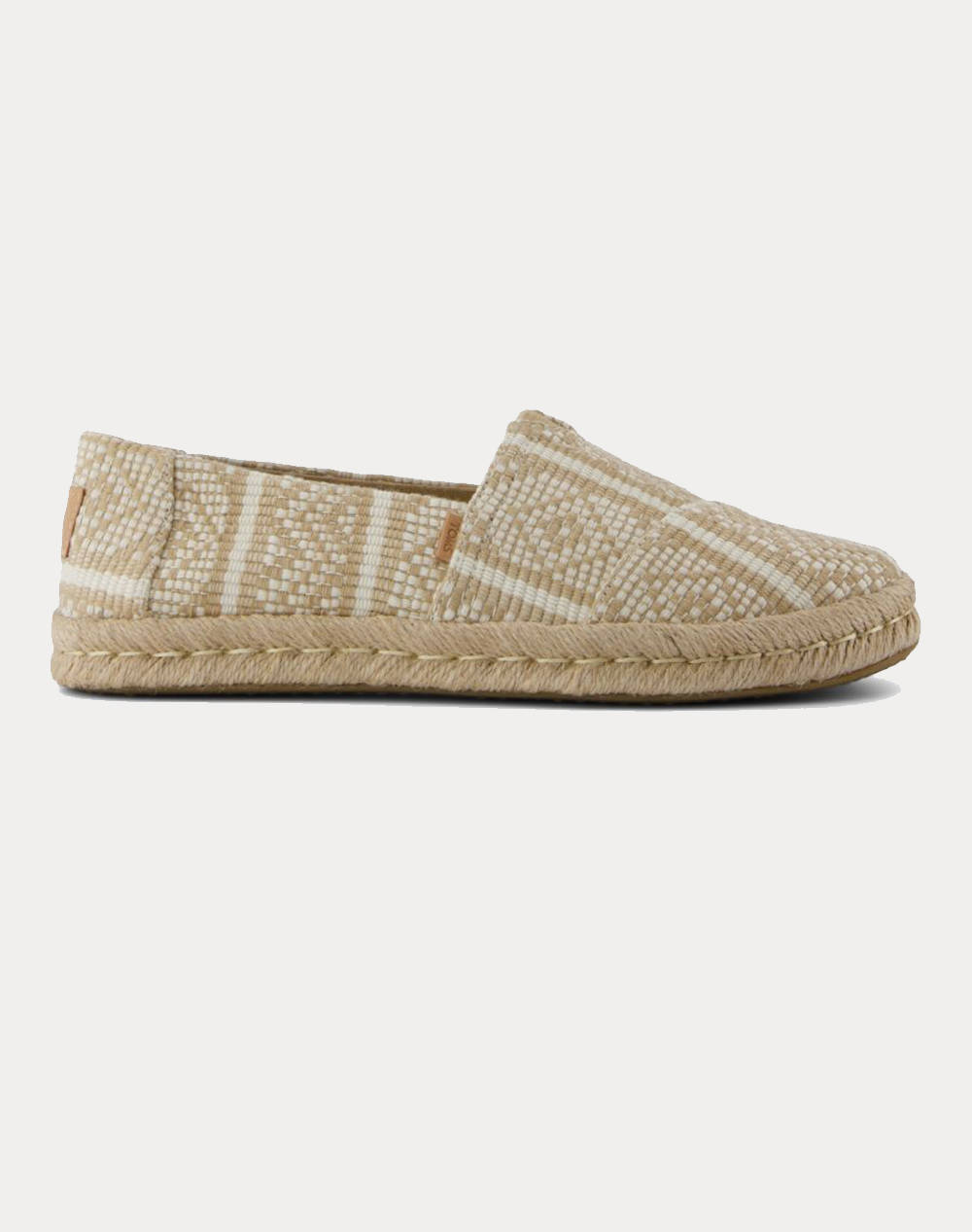 Toms Oat Dmnd Glbl Wvn Wm Alrope Esp Γυναικα Παπουτσια Εσπαντριγιες/Σανδαλια Biege Υφασμα 10021817 Natural