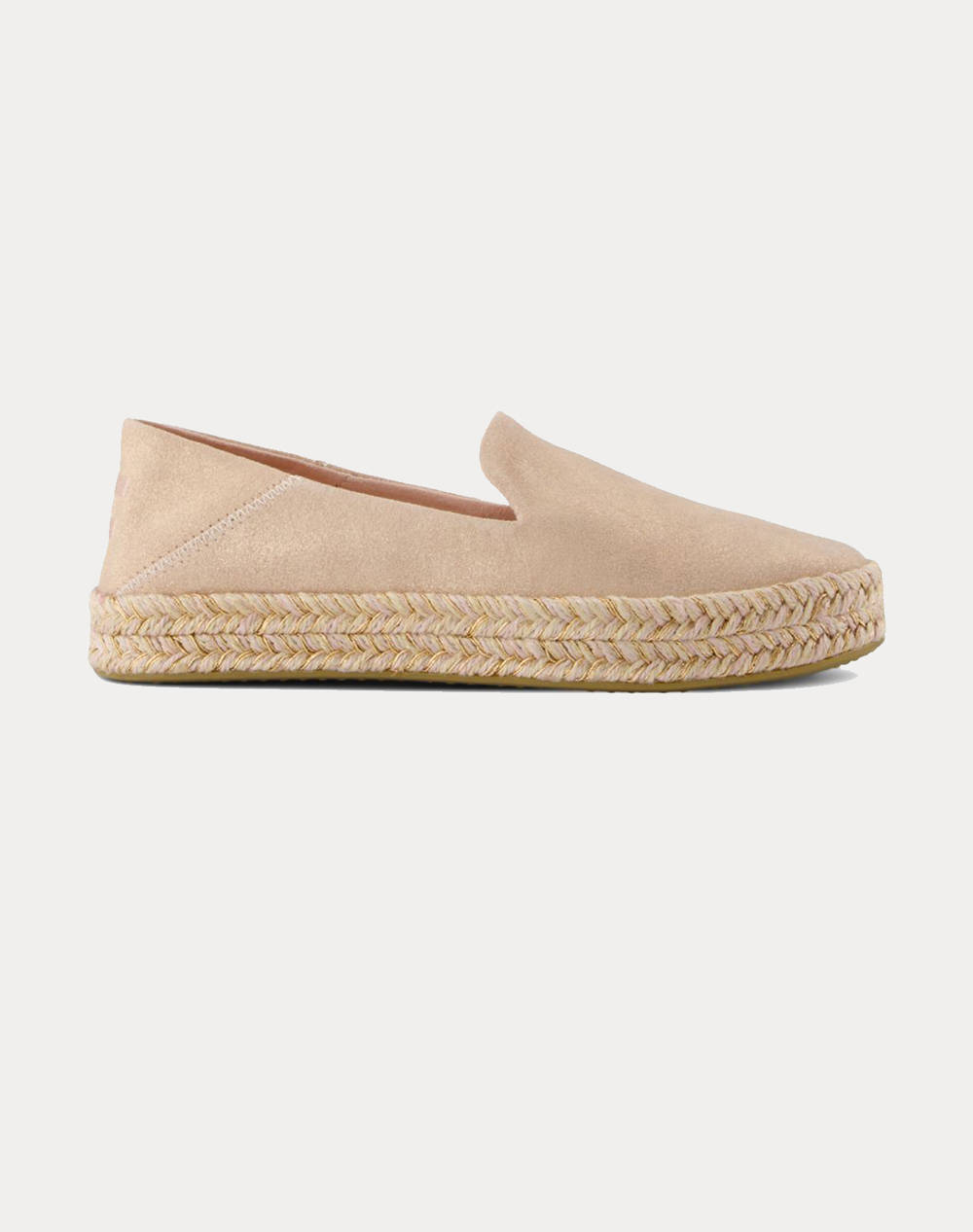 Toms Pal Rse Metl Suede Wm Caroln Esp Γυναικα Παπουτσια Εσπαντριγιες/Σανδαλια Lightpink Σουετ 10021868 Pink