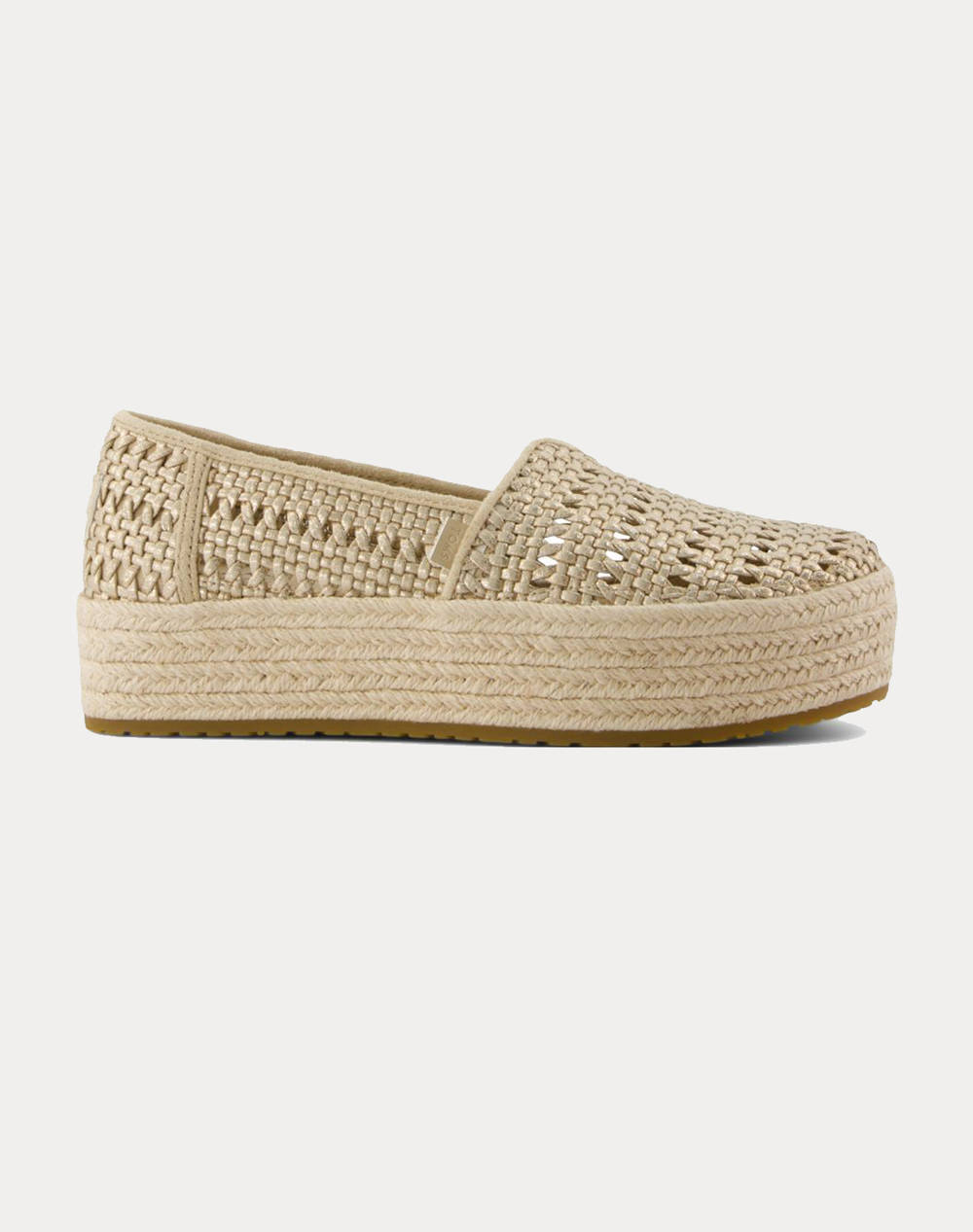 Toms Cha Metl Lthr Basket Wm Valcia Esp Γυναικα Παπουτσια Εσπαντριγιες/Σανδαλια Gold Υφασμα 10021921 Gold