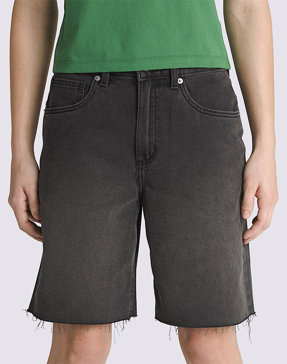 Vans Sirelle Cut Off Jorts Γυναικα Ρουχα Σορτς / Βερμουδες Βερμουδες Denimblack Βαμβακι Vn000mbjemq1 Vnemq - Koolfly