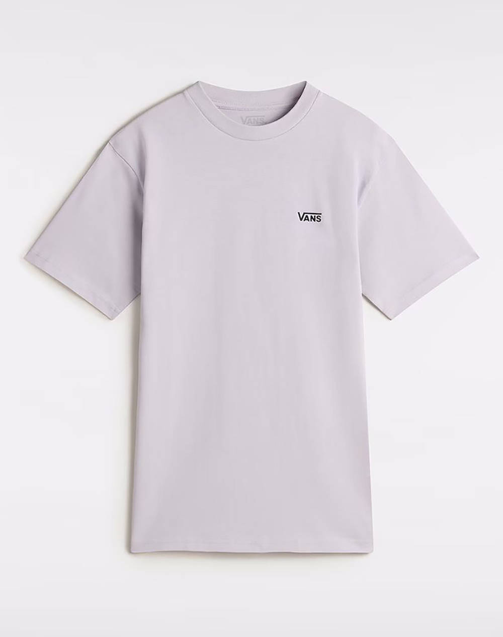 Vans Left Chest Logo Tee Women Clothes Tops T Shirts Lilac Cotton Vn0A7Rsruui1 Vnuui Female T-Shirts