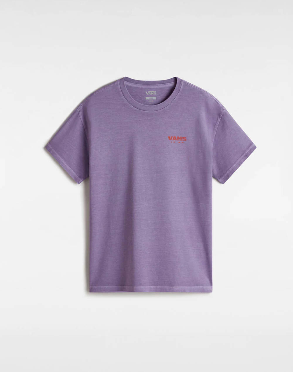 Vans Suspension Oversized Ss Women Clothes Tops T Shirts Purple Cotton Vn000Mcw6Ph1 Vn6Ph Female T-Shirts