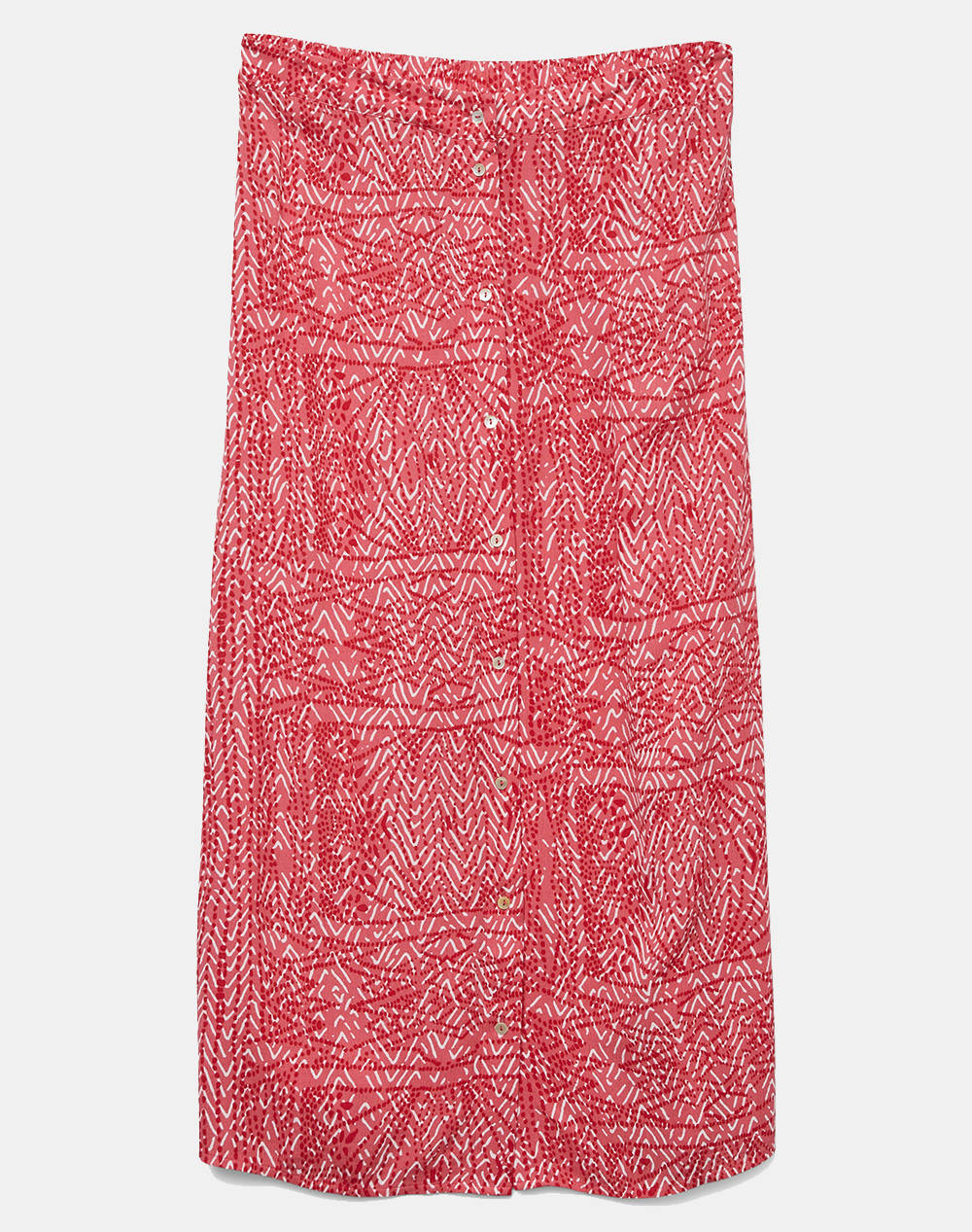 Vero Moda Vmmenny N/W Detail Ankle Skirt Wvn Ga Women Clothes Skirts Lightred Viscose 10323631 Dubarrytenna Female Skirts