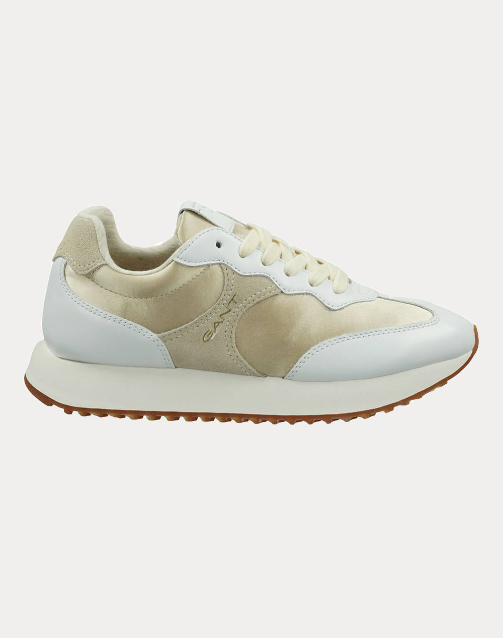 Gant Women''S Shoes Bevinda Women Footwear Sneakers Cream Leather,Suede,Fabric 3Gs30531843 G124 Female Sneakers