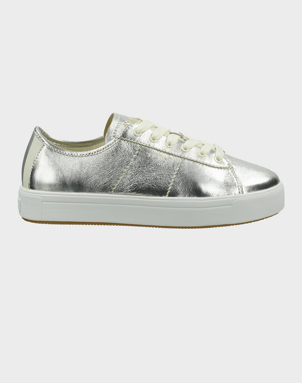 Gant Women''S Shoes Avino Women Footwear Sneakers Metallicsilver Leather 3Gs30531830 G80 Female Sneakers
