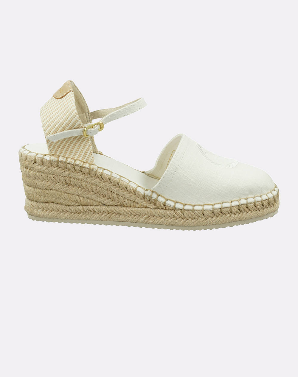 Gant Women''S Luliza Shoes Women Footwear Espadrilles/Sandals Offwhite Leather,Fabric 3Gs30569947 20 Female Espadrilles/Sandals