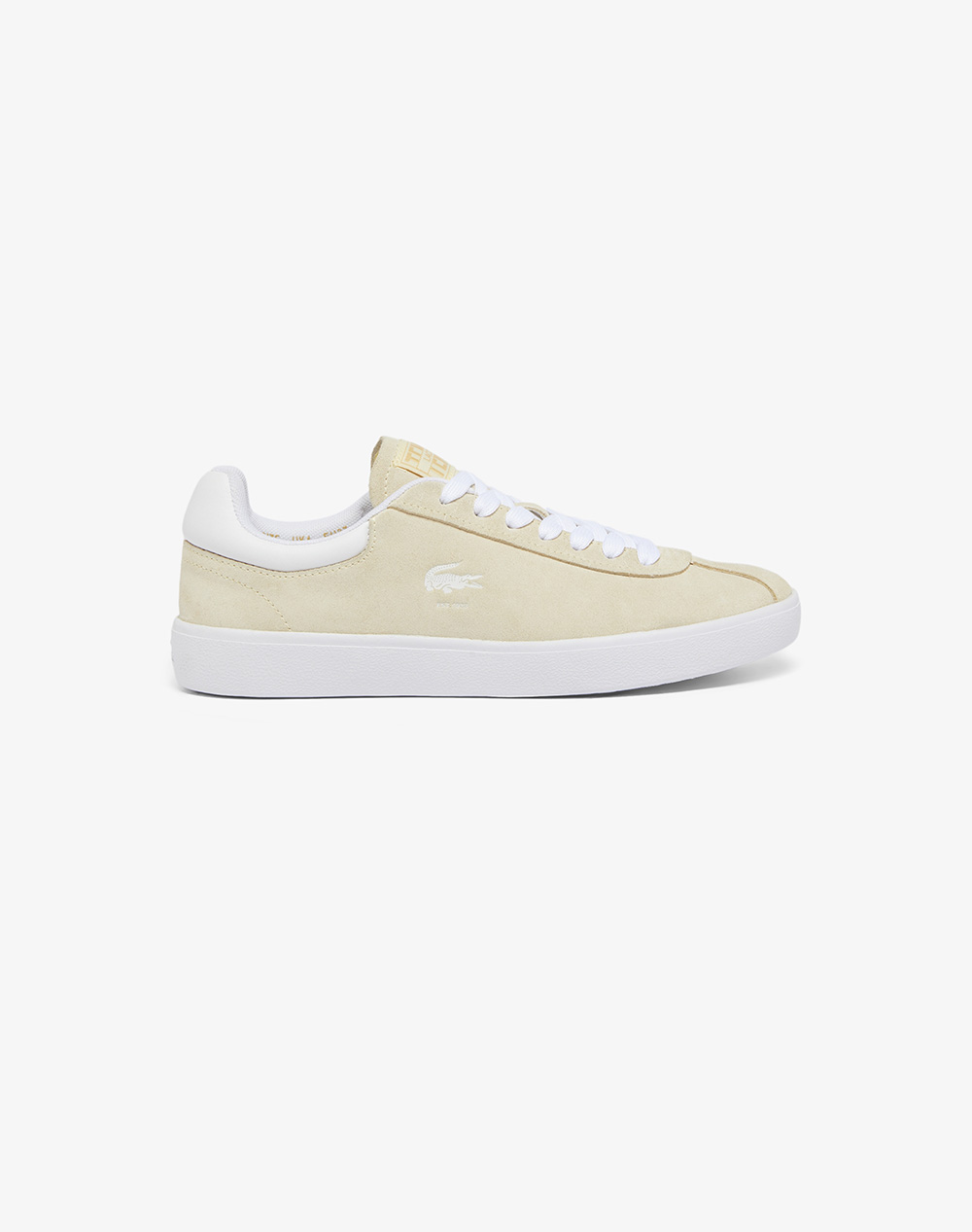 Lacoste Women''S Shoes Baseshot 125 1 Baseshot 125 1 Sfa Women Footwear Sneakers Lightyellow Imitation Leather,Leather 37 49Sfa0054241 0000 Female