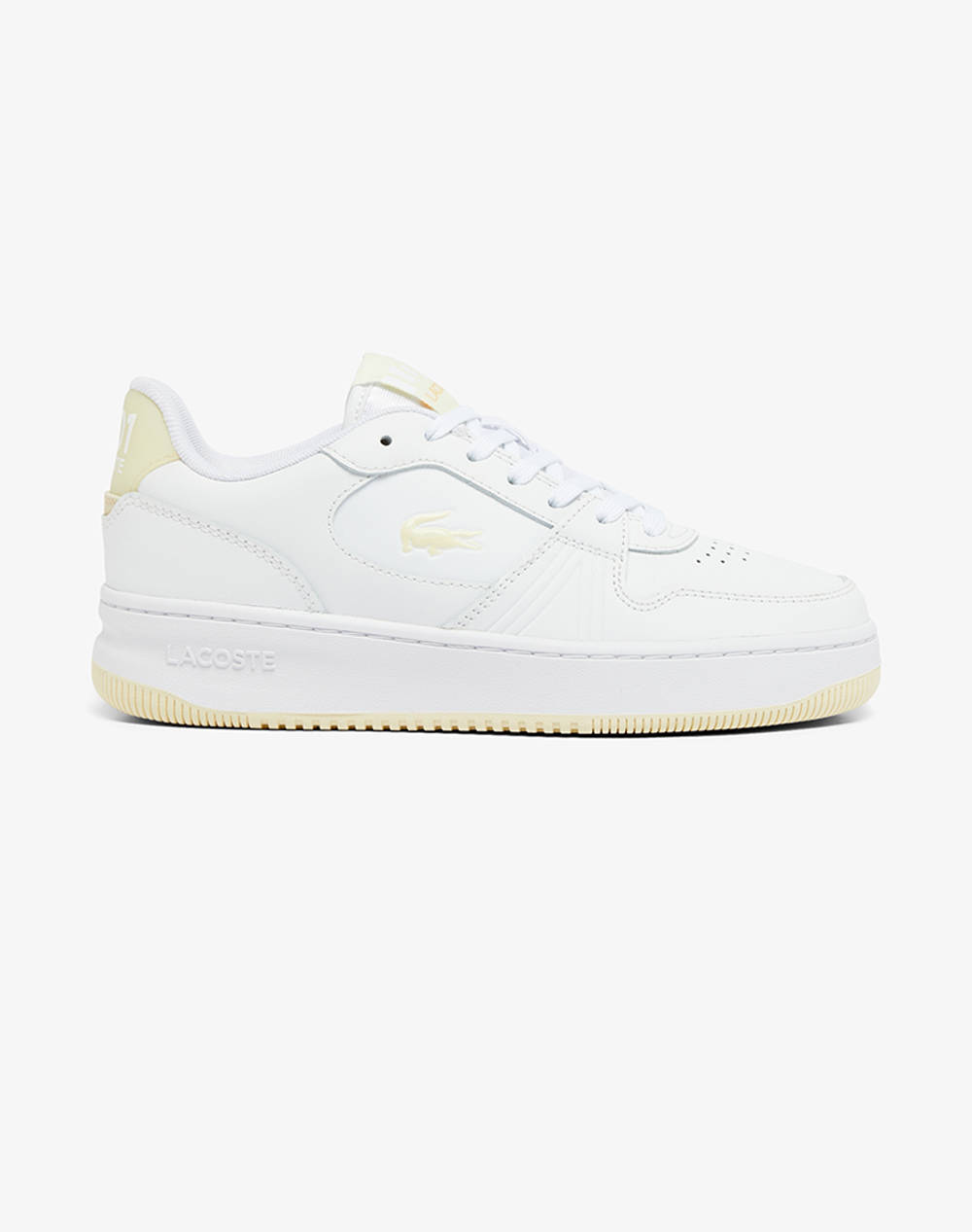 Lacoste Women''S Shoes L001 Set 125 1 Women Footwear Sneakers White Leather 37 49Sfa00452H8 0000 Female Sneakers