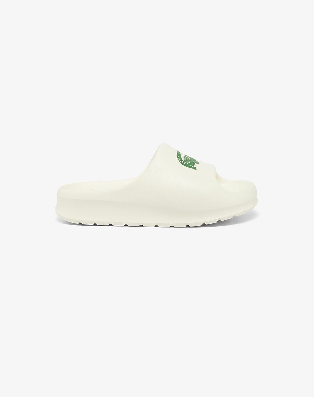 Lacoste Women''S Shoes Serve Slide 2.0 224 Women Footwear Flip Flops Offwhite Synthetic 37 48Cfa00221Y5 0000 Female Flip Flops