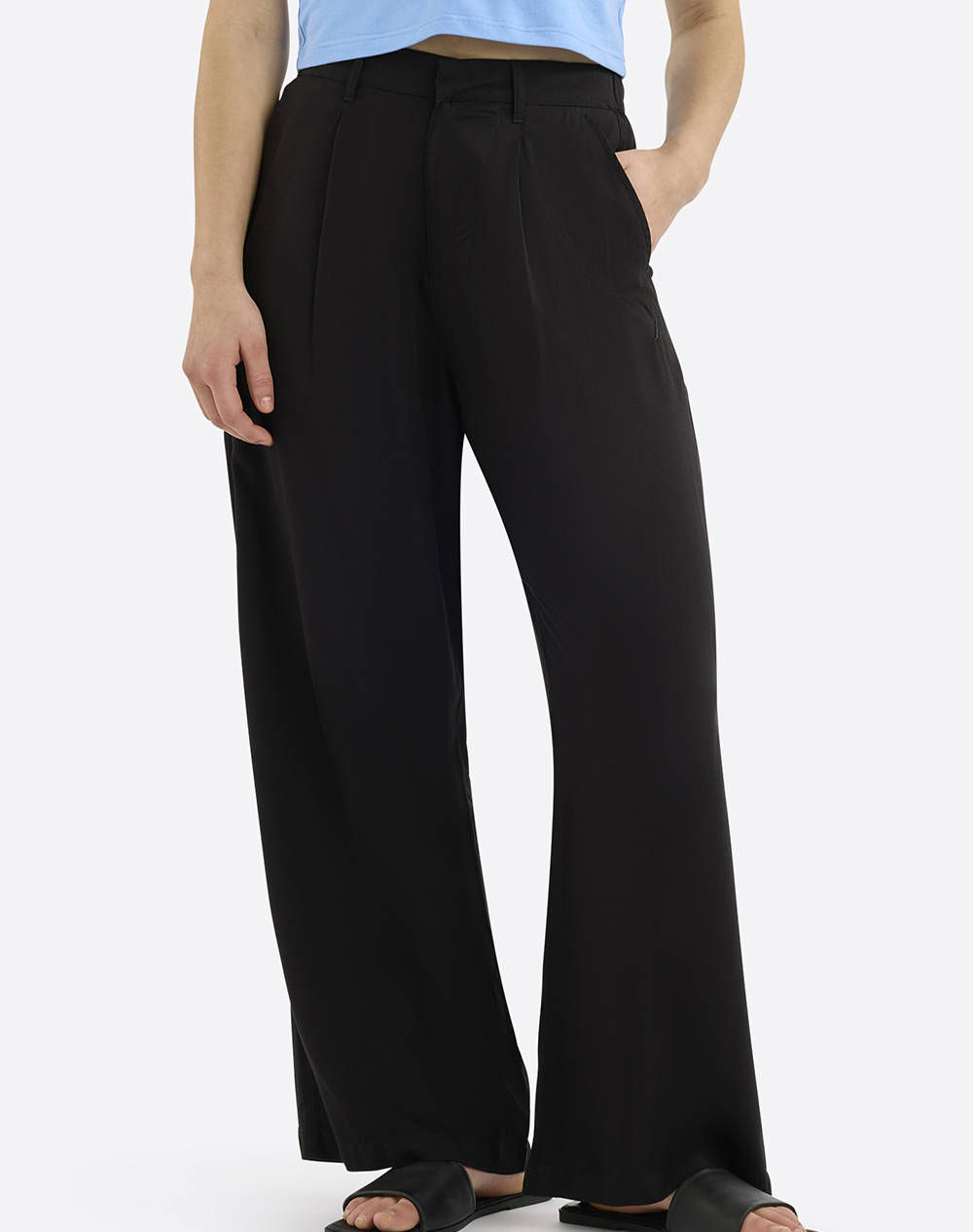 Nautica Pants Daphne Pant Women Clothes Trousers Chinos Black Fabric 3Ncn2R03048 011 Female Chinos Black