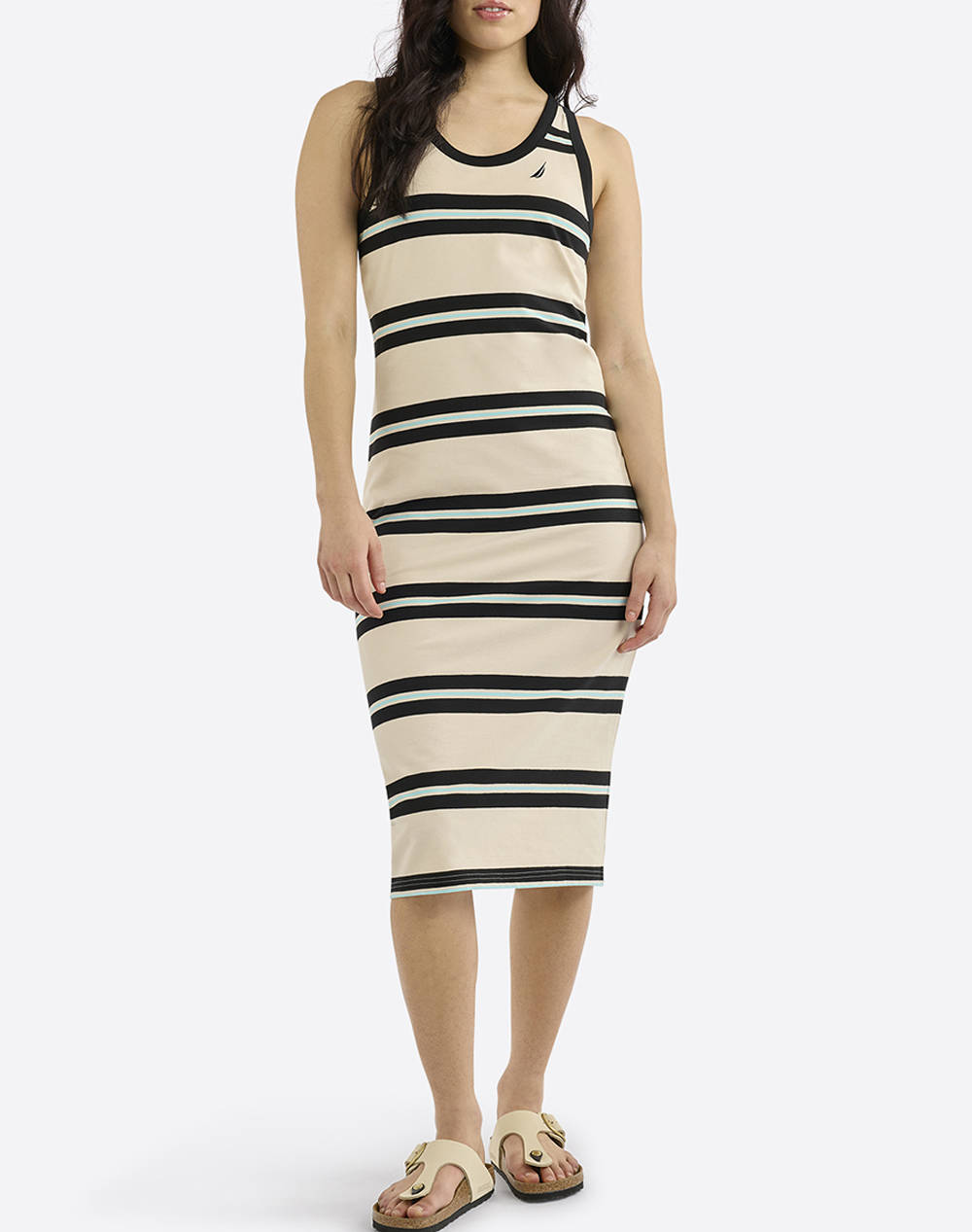 Nautica Dress Muscari Dress Women Clothes Dresses Multi Cotton,Elastic 3Ncn2R03055 248 Female Dresses