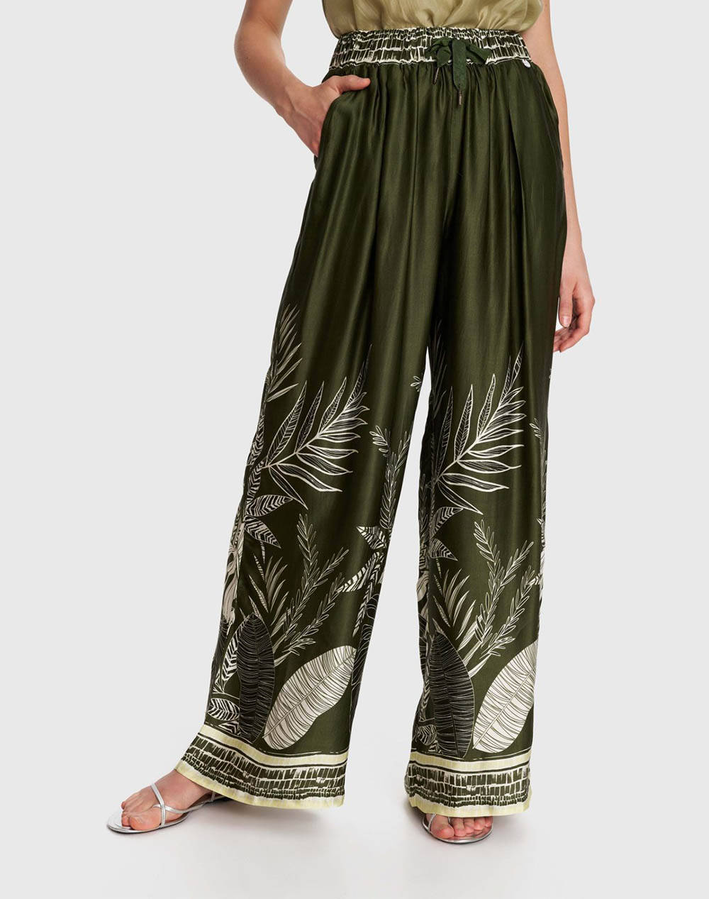Sale Pants Women Clothes Trousers Fabric Trousers Multi Viscose 8921115 Multi Female Fabric Trousers