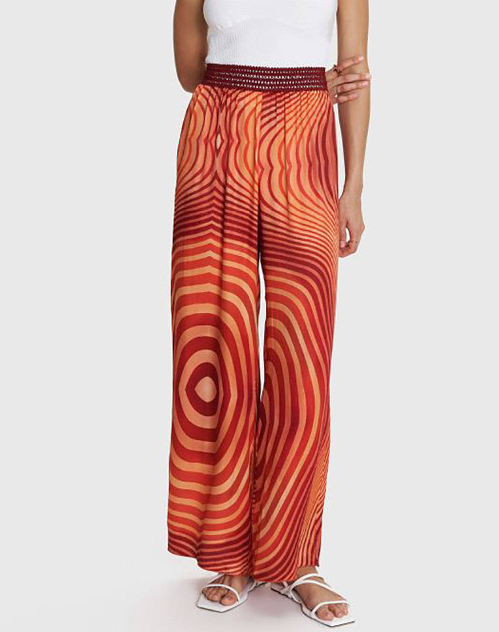 Ale Pants Women Clothes Trousers Fabric Trousers Multi Viscose 81393047 Multi Female Fabric Trousers