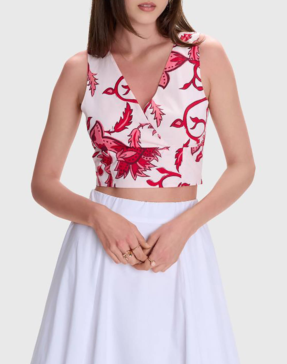 Ale Crop Top Women Clothes Tops Tops/Bodies Multi Viscose 8921128 Multi Female Tops/Bodies