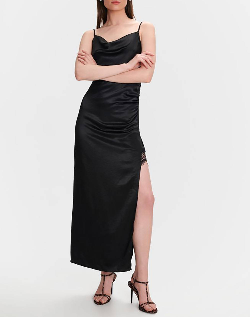 Ale Dress Women Clothes Dresses Black Viscose,Synthetic 82255801 Mayro Female Dresses Black