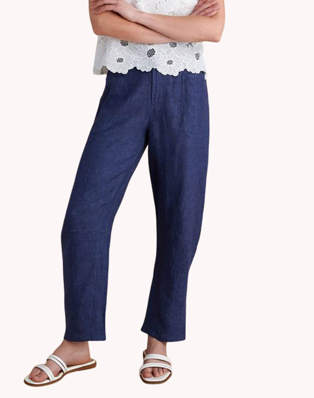 Attrattivo Pants Women Clothes Trousers Chinos Jeanblue Linen 9920868 Mple Female Chinos Blue