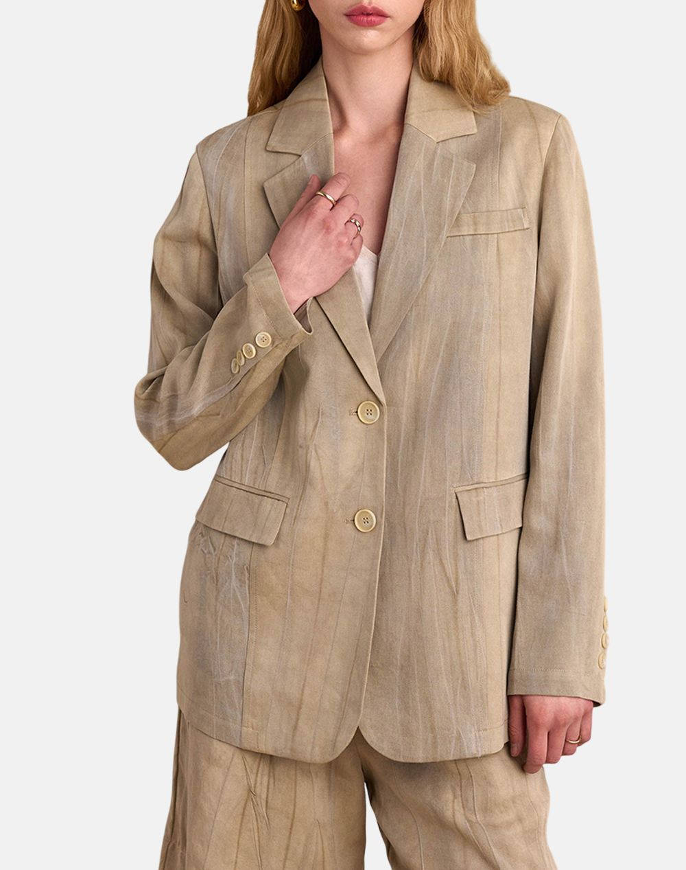 Attrattivo Jacket Women Clothes Outerwear Blazers Biege 9920797 Mpez Female Blazers Biege