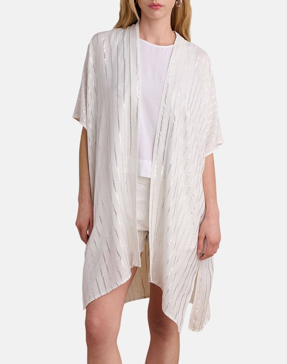 Attrattivo Kimono Women Clothes Outerwear Blazers Offwhite Viscose 9921913 Ekroy Female Blazers