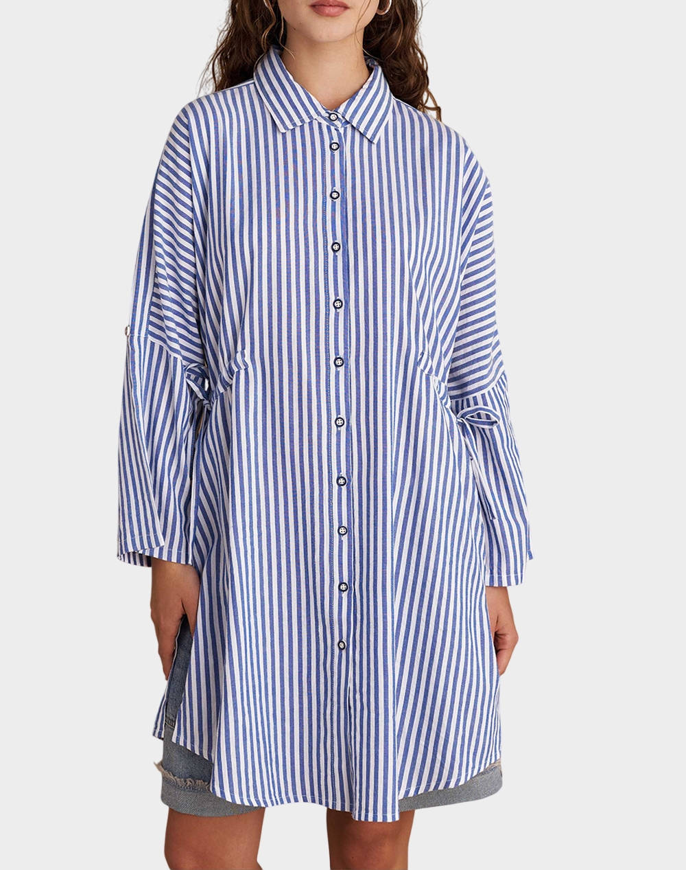 Attrattivo Shirt Women Clothes Shirts Blue Cotton,Viscose 9921230 Mple Female Shirts Blue