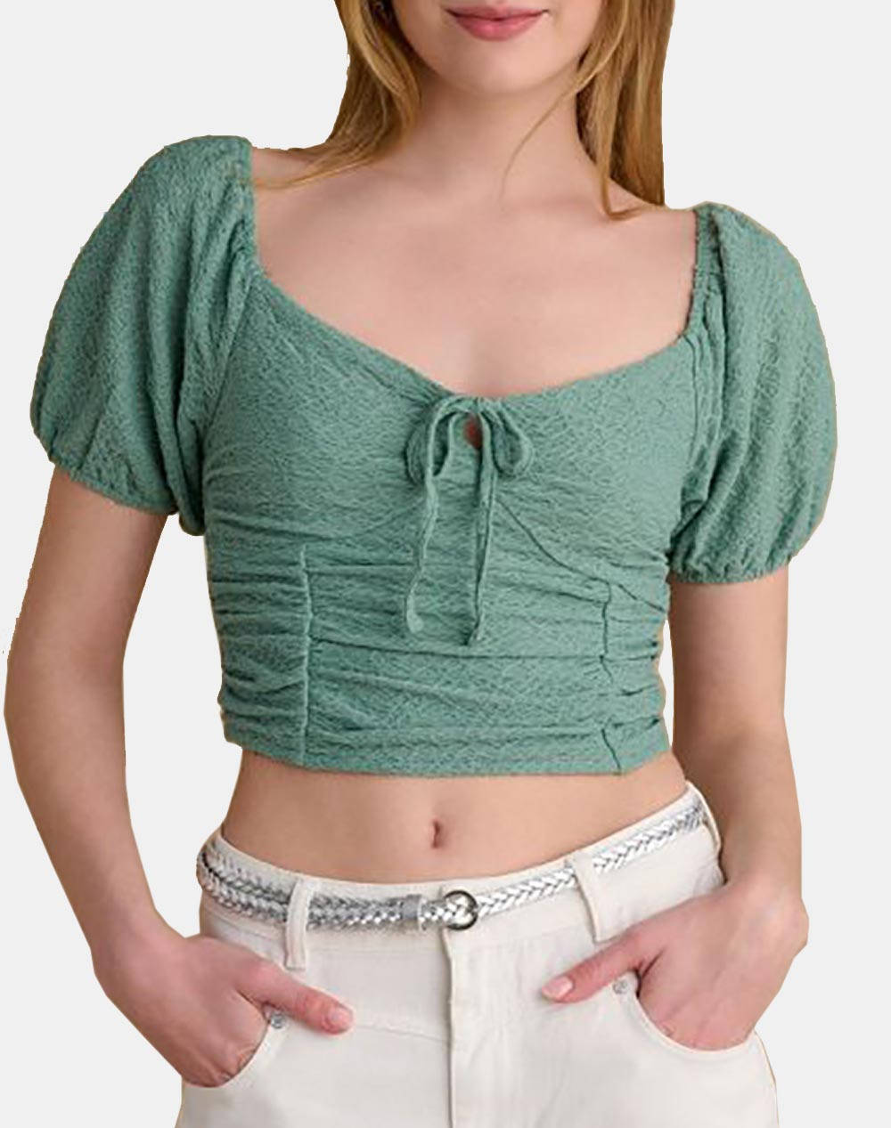 Attrattivo Shirt Women Clothes Tops Tops/Bodies Mintgreen Elastic,Synthetic 9920429 Menta Female Tops/Bodies Green