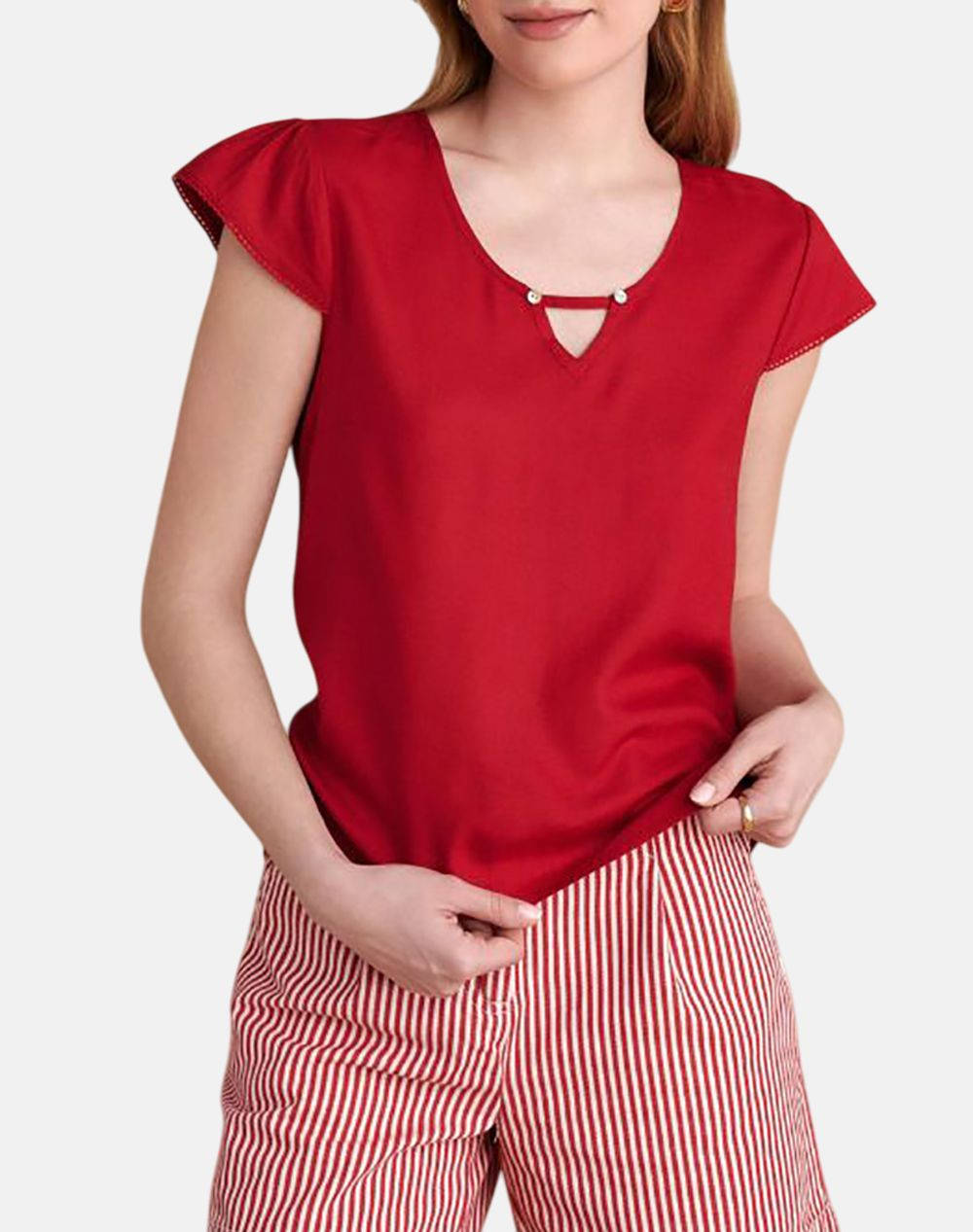 Attrattivo Top Women Clothes Tops Tops/Bodies Red Viscose 9909368J Kokki Female Tops/Bodies