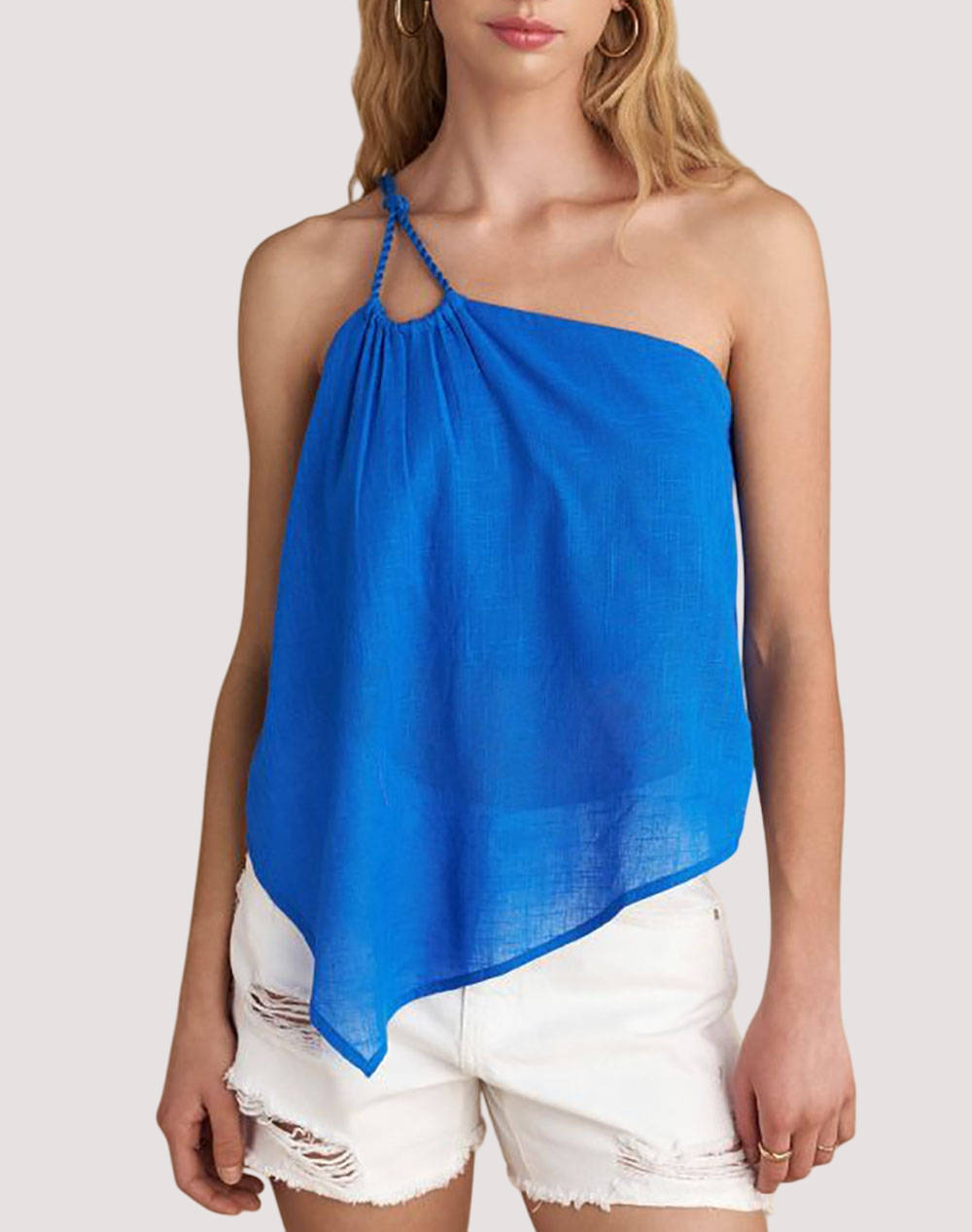 Attrattivo Top Women Clothes Tops Tops/Bodies Royalblue Cotton 9921273 Roblu Female Tops/Bodies Blue