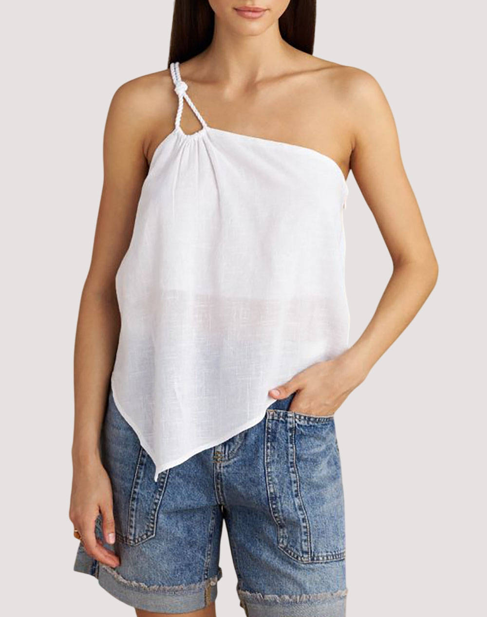 Attrattivo Top Women Clothes Tops Tops/Bodies White Cotton 9921273 Leyko Female Tops/Bodies