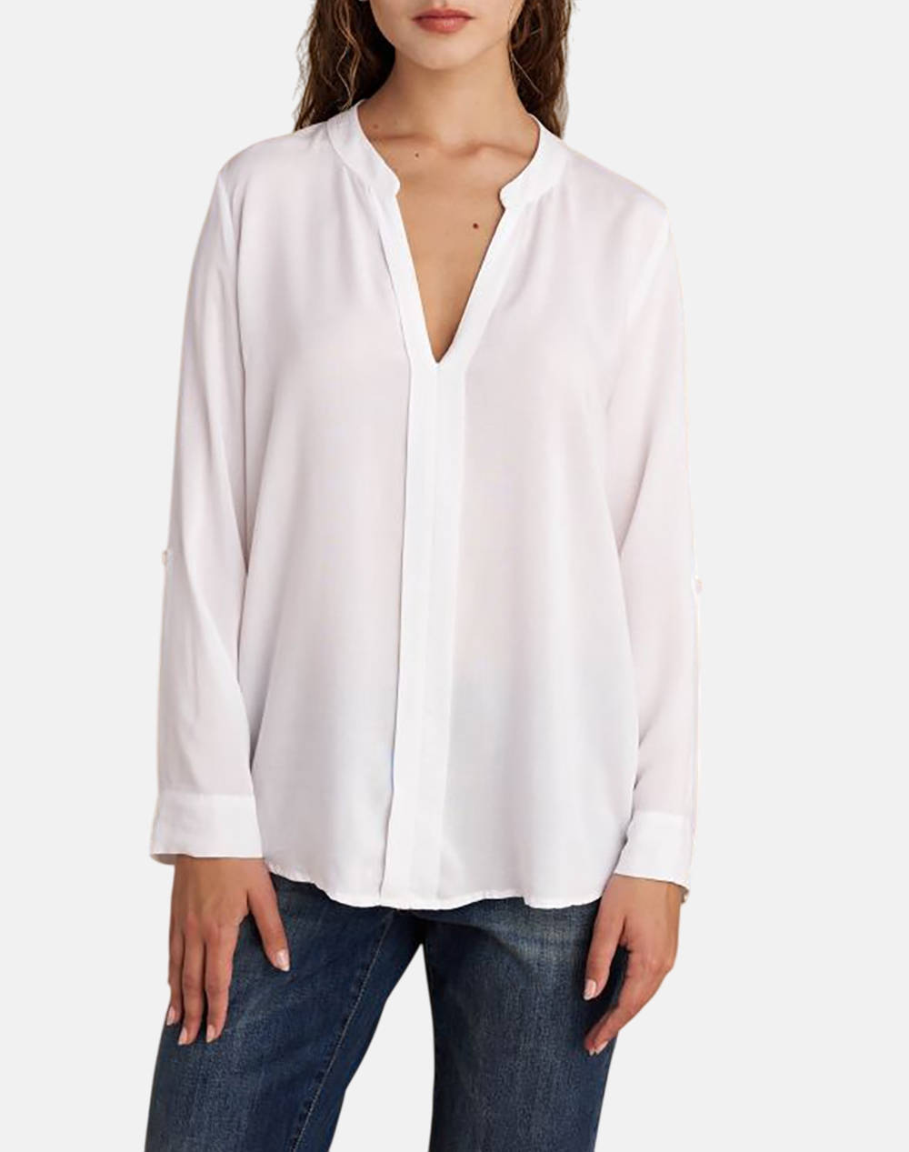 Attrattivo Tunic Women Clothes Tops Tops/Bodies White Viscose 91372231 Leyko Female Tops/Bodies