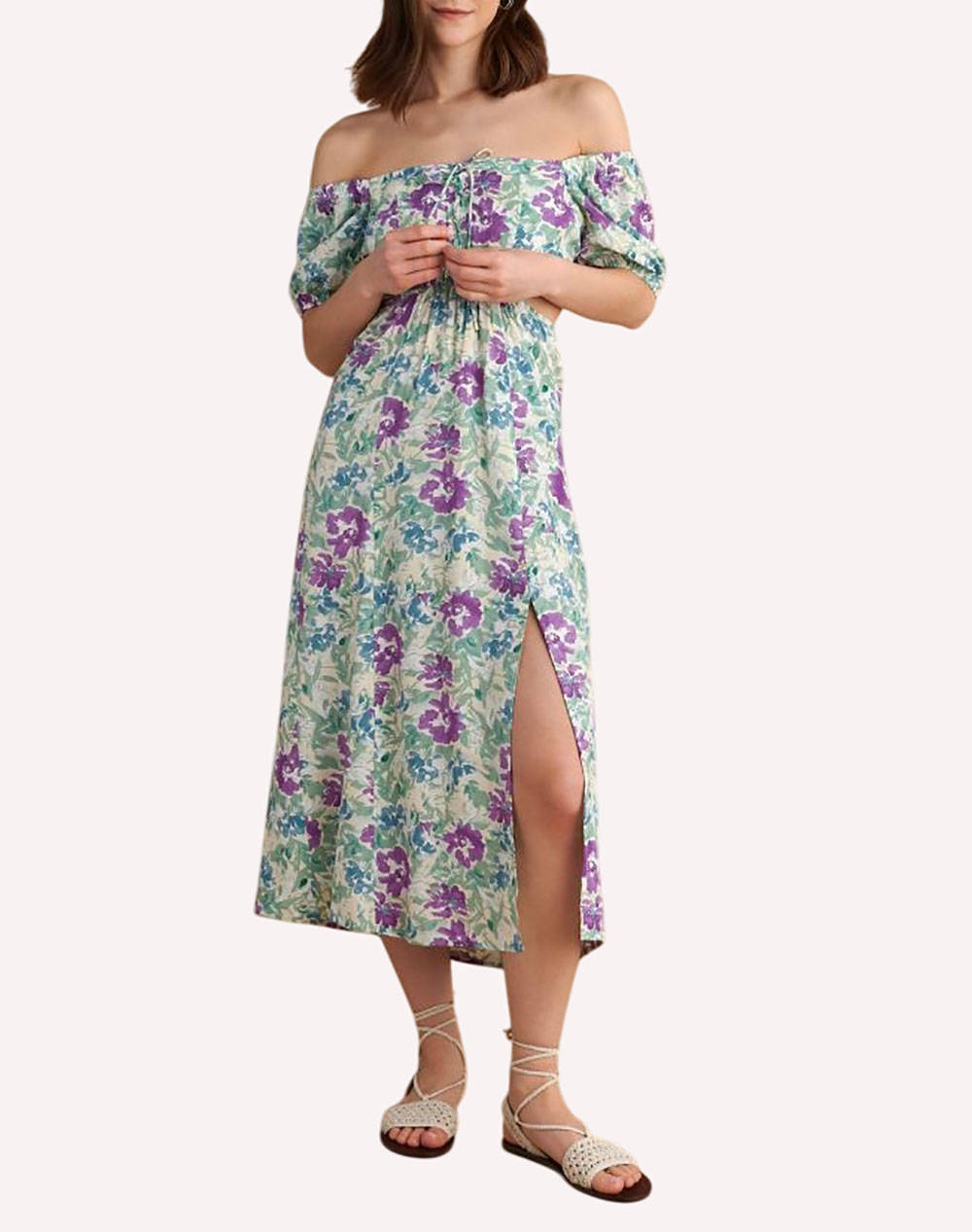 Attrattivo Dress Women Clothes Dresses Multi Viscose 9920421 Multi Female Dresses