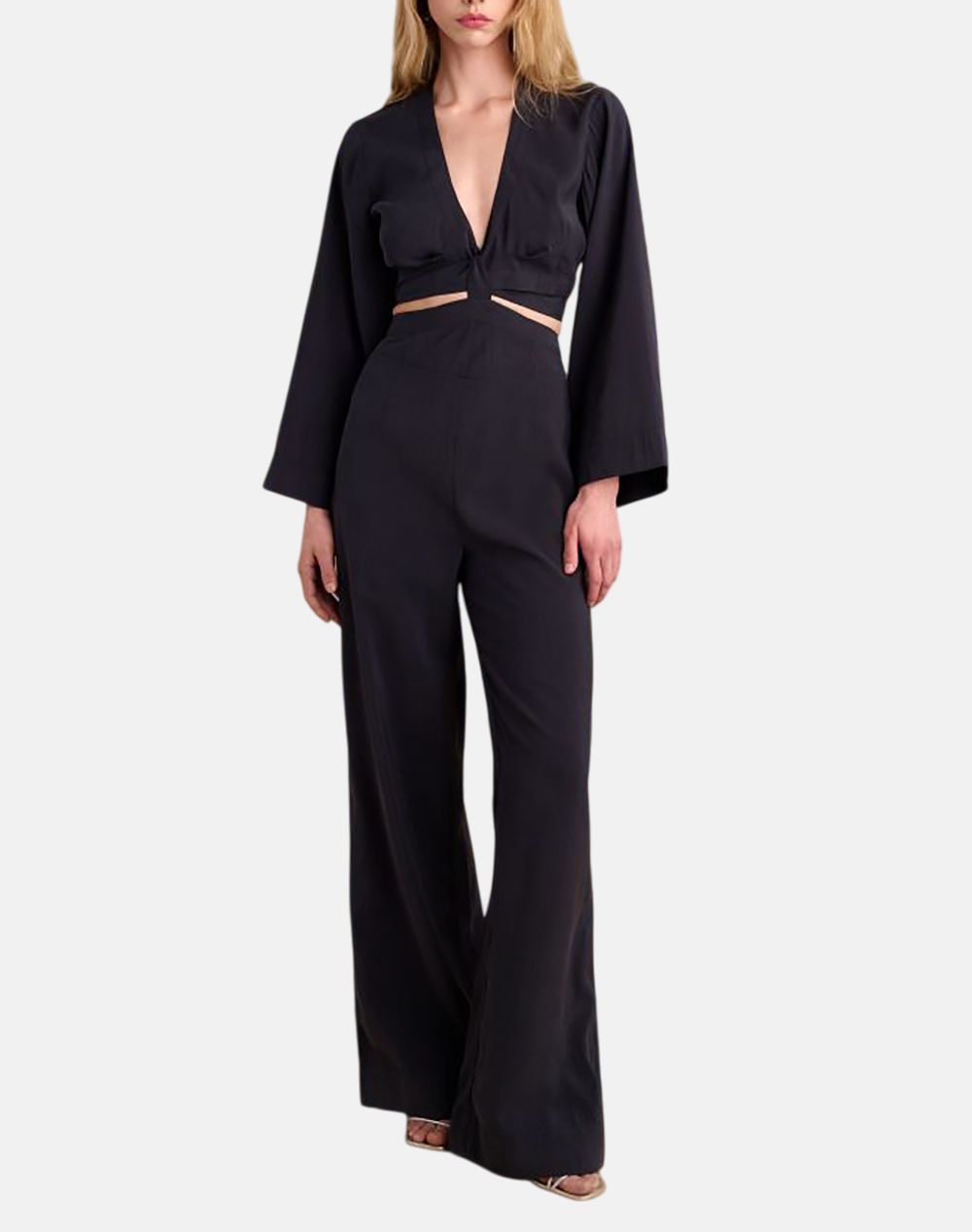 Attrattivo Jumpsuit Women Clothes Bodysuits Jetblack Viscose,Synthetic 9920796 Almbl Female Bodysuits Black
