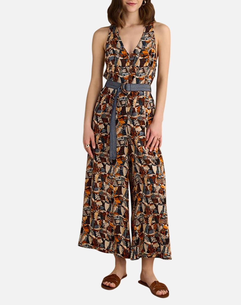 Attrattivo Jumpsuit & Belt Women Clothes Bodysuits Multi Viscose 9920912 Multi Female Bodysuits