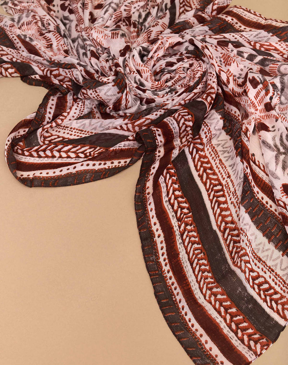 Attractive Scarf Women Accessories Scarves Multi Viscose,Synthetic 9J22709 Multi Female Scarves