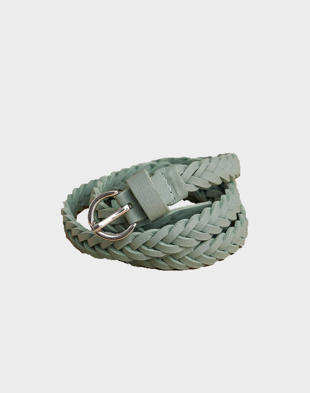 Attrattivo Leather Belt Women Accessories Belts Olive Leather 9Z14796H Ladi Female Belts