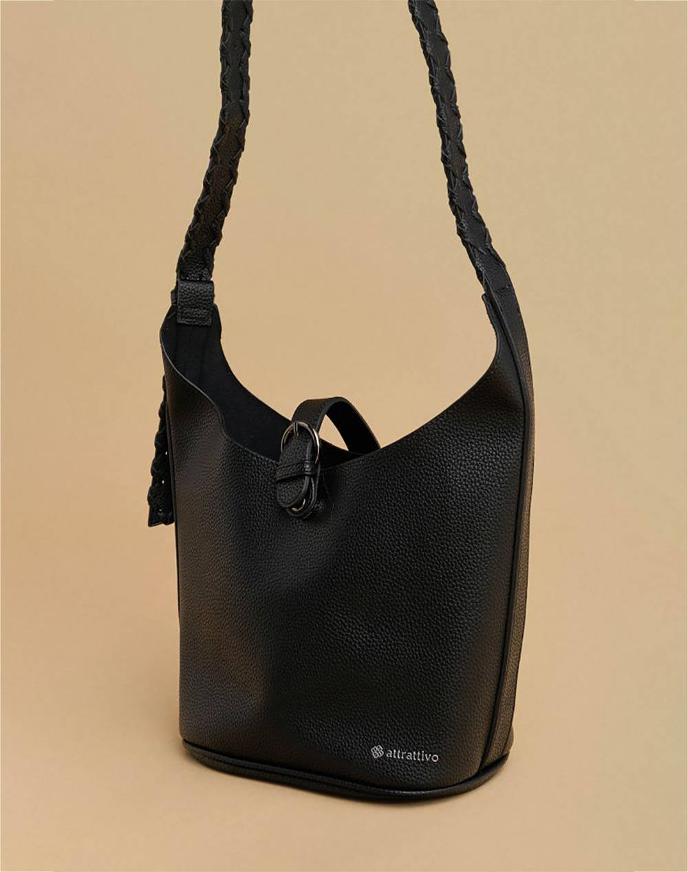 Attrattivo Bag Women Accessories Bags Black Synthetic 9T22522 Mayro Female Bags Black