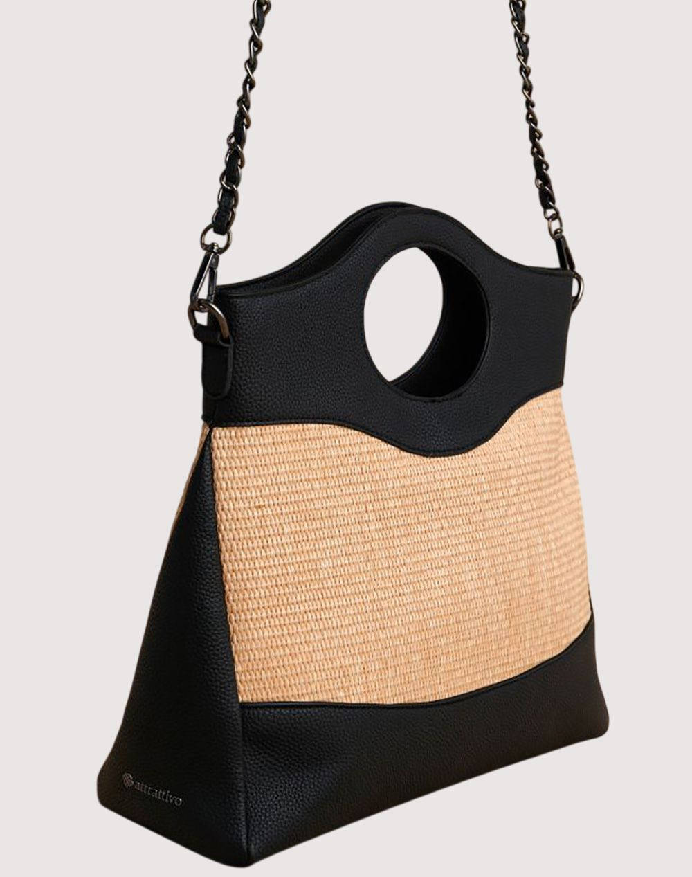 Attrattivo Bag Women Accessories Bags Black Imitation Leather,Synthetic 9T22517 Mayro Female Bags Black