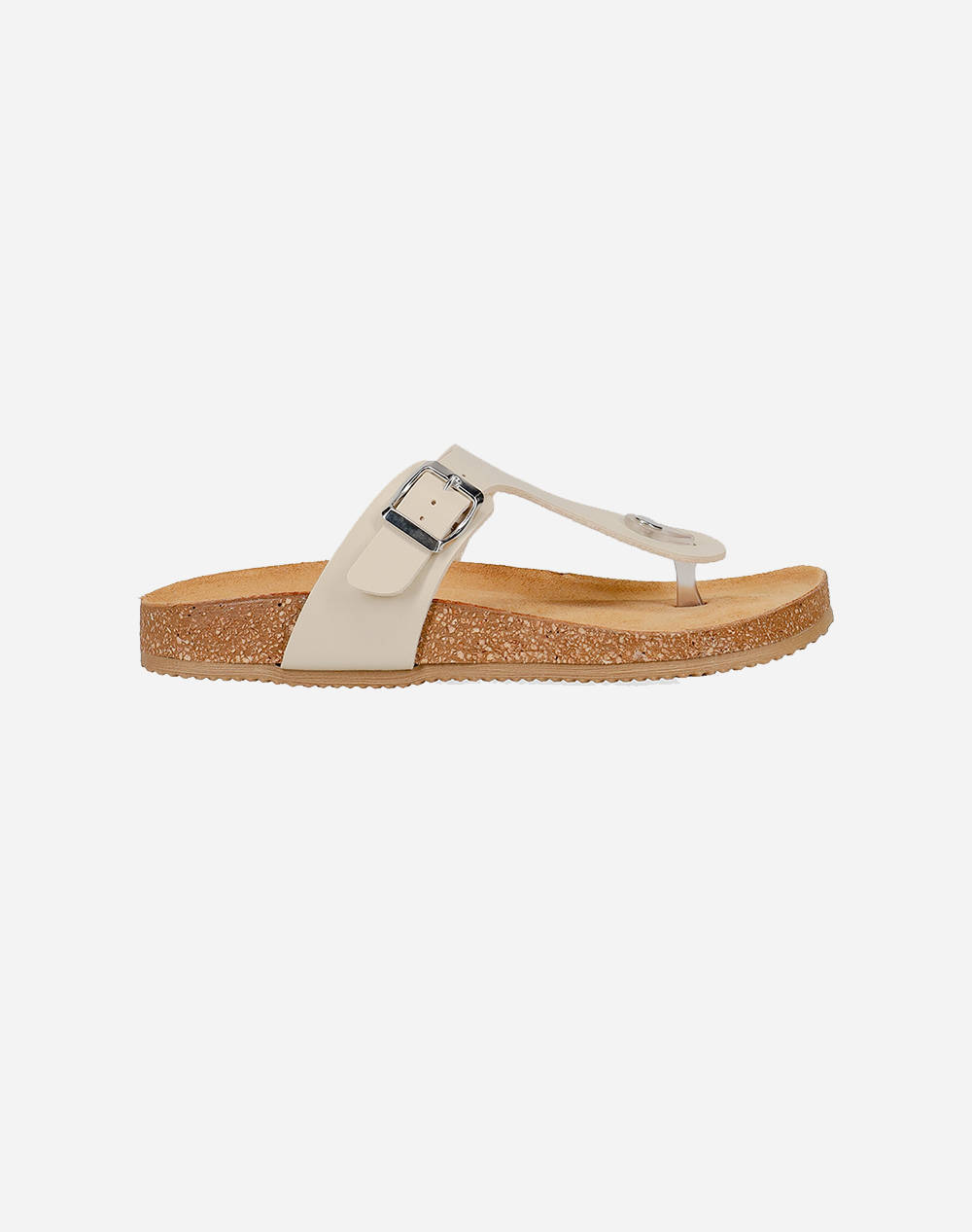 Easywalk 335A2177S Sand Mat Fork With Buckle Beige Women Footwear Sandals Biege Synthetic 100025422010 010 Female Sandals Biege