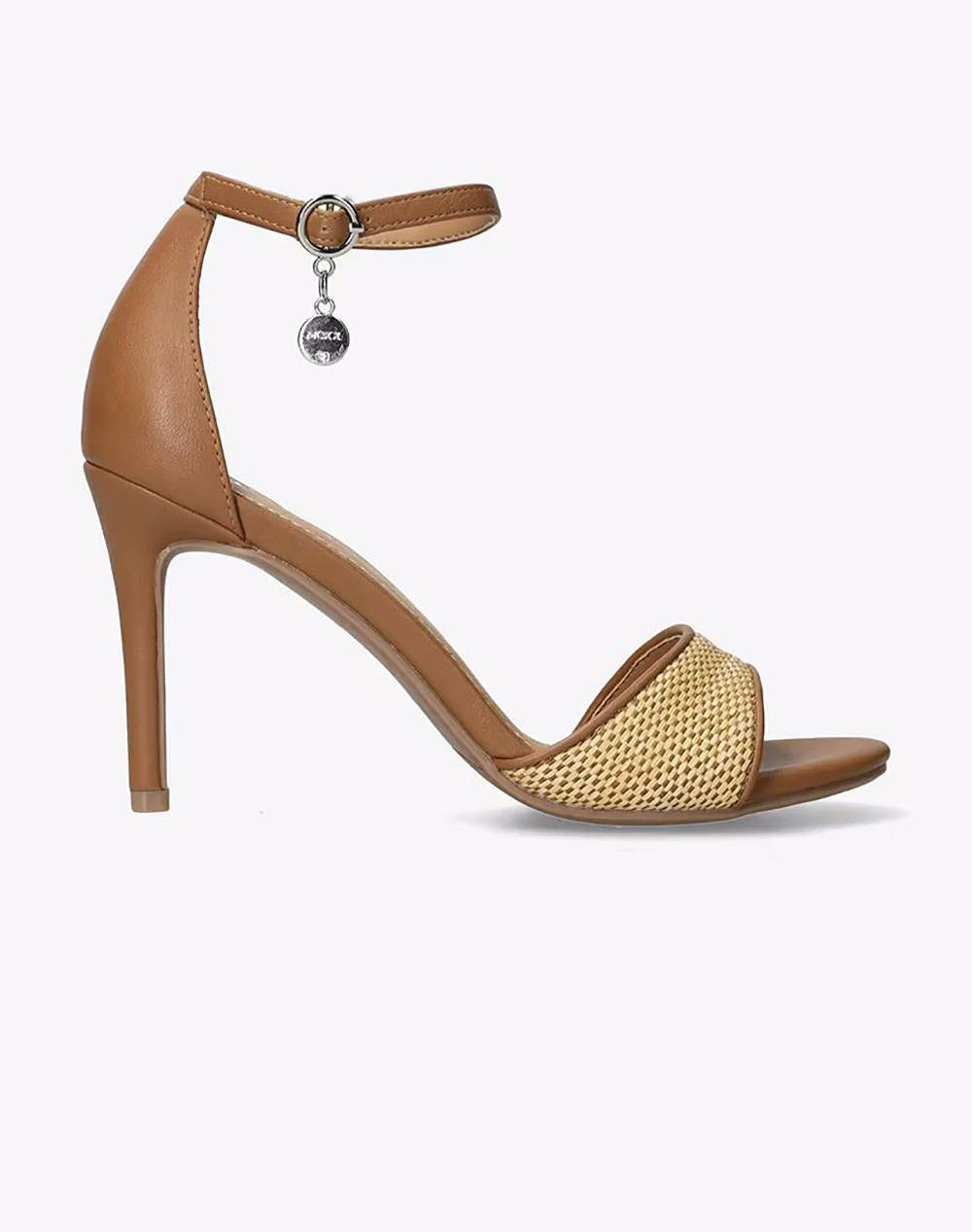 Mexx Leyla Ii Paisley Heeled Sandal Women Footwear Sandals Tan Leather,Synthetic Mi001602051W 2508 Female Sandals
